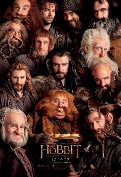 Novo Cartaz De O Hobbit Apresenta Os Anões Que Acompanham Bilbo
