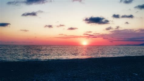 Free Images Clouds Sun Stones Sunset Sea Horizon Ocean Sunrise
