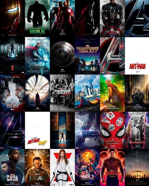 Every Mcu Moviesseries Poster So Far Marvel Fans Forever Facebook