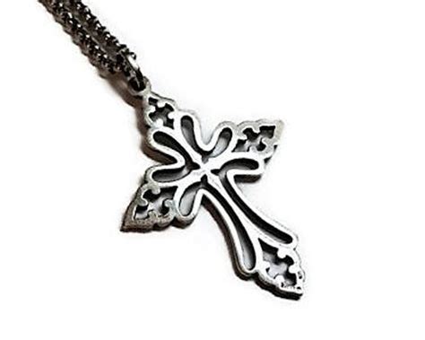 Retired James Avery Sterling Silver Cross Necklace Etsy
