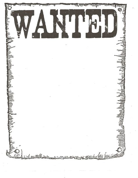 Wanted Poster Clipart Clip Art Library