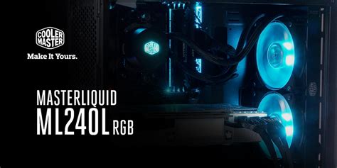 The masterliquid ml240l rgb liquid cpu cooler from cooler master is a stylish and efficient cpu cooler designed for a wide both the pump and fans have rgb led lighting, which you can control via the included controller, or through rgb lighting software such as asus aura sync. Cooler Master launches liquid ML240L RGB and ML120L RGB