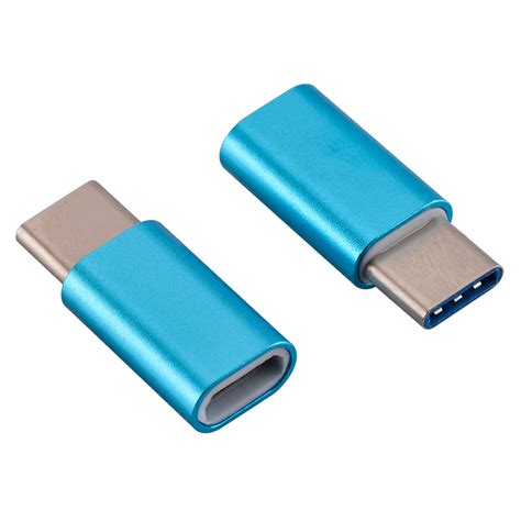 Alloy Micro Usb To Usb Type C Adapter Converter Data Tablet And Phone