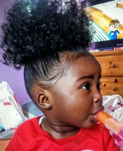 Pin By Masi Ford On Chocolate Beautiful Black Babies Baby Hairstyles