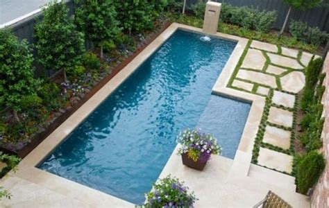 16 Garden And Backyard Swimming Pool Stepping Ideas That