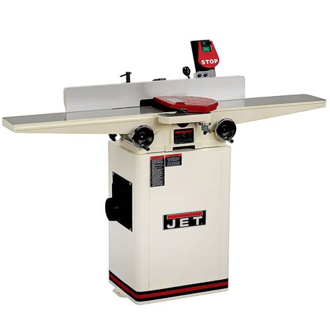 Jet 6 Inch Deluxe Jointer 1 Hp Helical Head Jj 6hhdx Power Tools