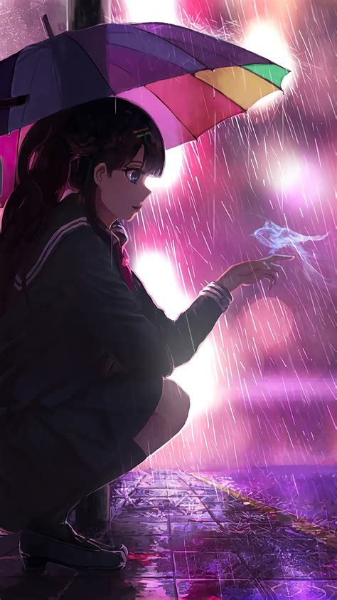 Hatsune Miku Sadness Anime Girl In Rain Wallpaper Ani Vrogue Co