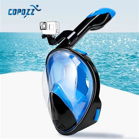 Copozz Snorkel Diving Mask Full Face Anti Fog Underwater Snorkel Mask
