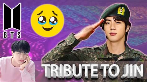 tribute video bts jin military service jin biography jin life story jin enlistment bye