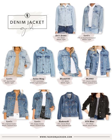 Denim Jacket Guide My Favorite Jean Jacket Styles Fashion Jackson