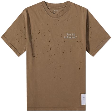 Satisfy Mothtech T Shirt Aged Brown End Us