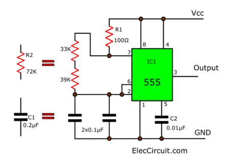 555 Timer Ic Based Inverter Circuit Wiring View And Schematics Diagram
