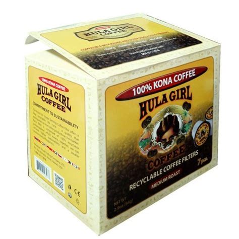Hula Girl 100 Kona Coffee Single Servings For Keurig K Cup Brewers 7