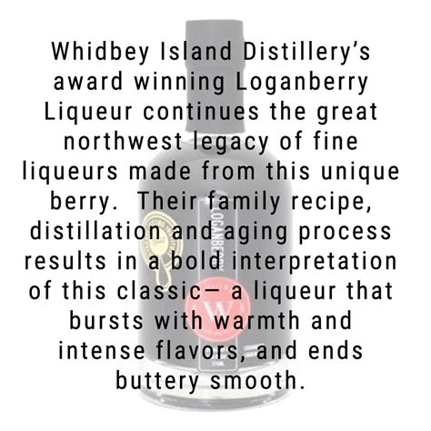 Buy Whidbey Island Distillery Loganberry Liqueur Great American Craft
