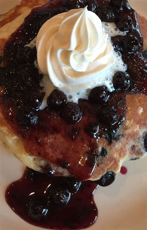 Double Blueberry Pancakes At Ihop Blueberry Pancakes Delicious