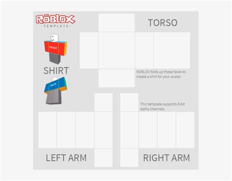 Download Transparent Template Roblox Clean Shirt Template