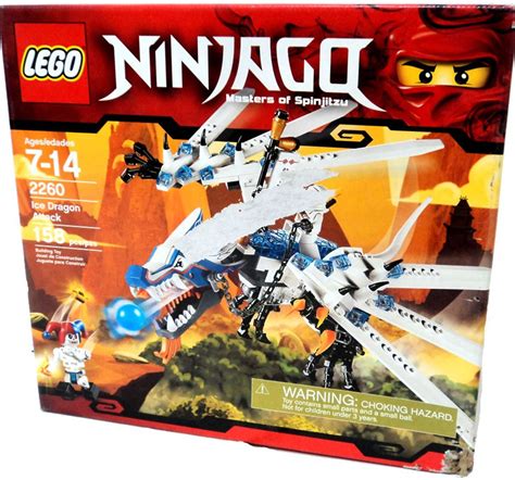 Lego Ninjago Ice Dragon Attack Set 2260 Damaged Package Toywiz