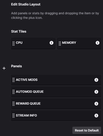 Twitch Studio User Interface Guide