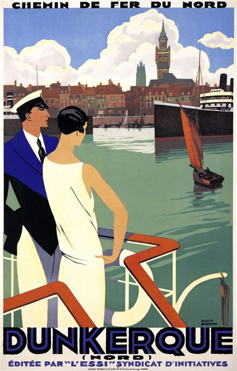 Travel Posters By Roger Broders Forgotten Futures Dunkerque