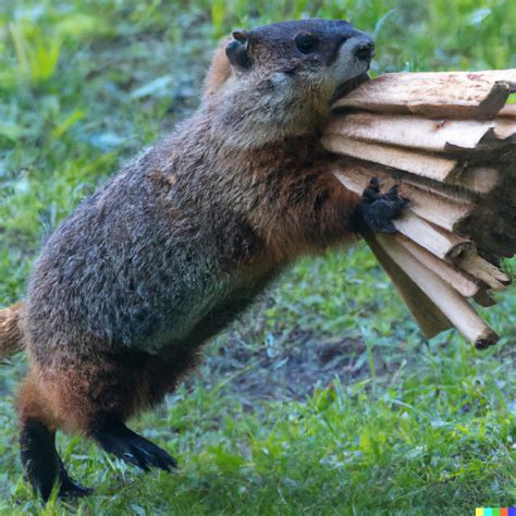 A Woodchuck Chucking As Much Wood As A Woodchuck Could Chuck If A