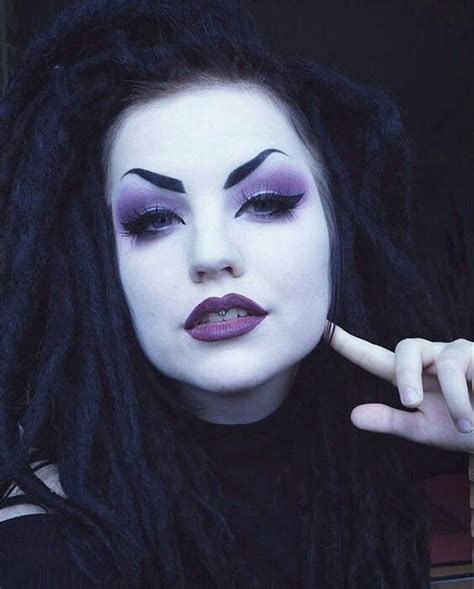 Eyebrows Gothic Beauty Eye Make Up Punk Goth Gothic Halloween