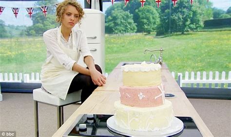 This wedding cake may be simple but it has some major wow factor. Great British Bake Off's Ruby Tandoh responds to critics ...