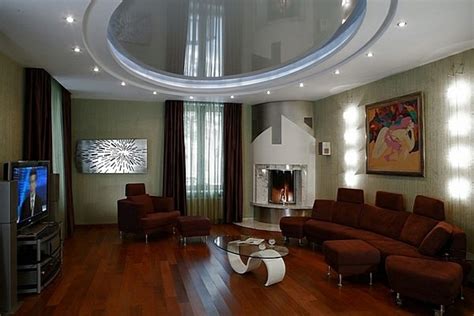 40+ amazing gypsum ceiling designs. Ceiling design in living room - amazing, suspended ...