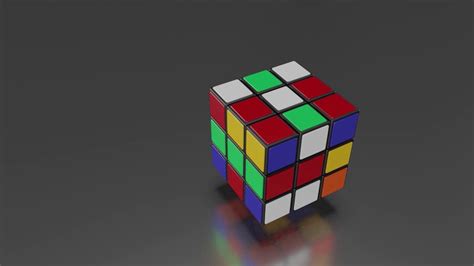 Blender Rubiks Cube Animation Test Youtube