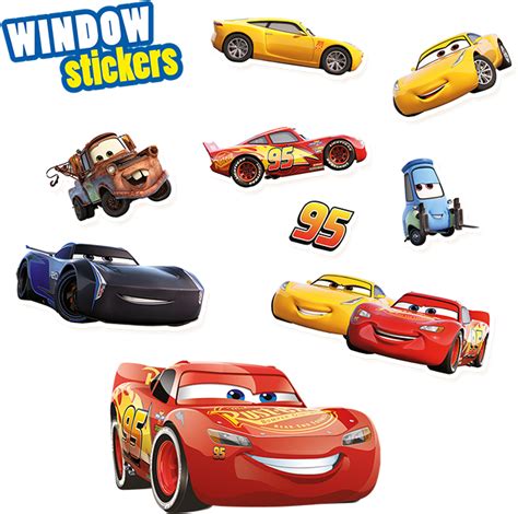 Download Transparent Window Stickers Disney Cars 3 Cars 3 Paper Bowls