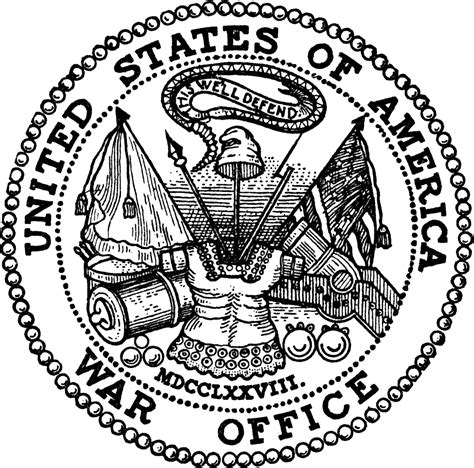 Seal And Emblem Of The United States Department Of The