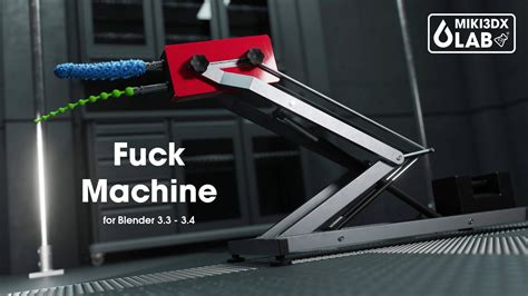 Fuck Machine For Blender 3d Model By Miki3dx
