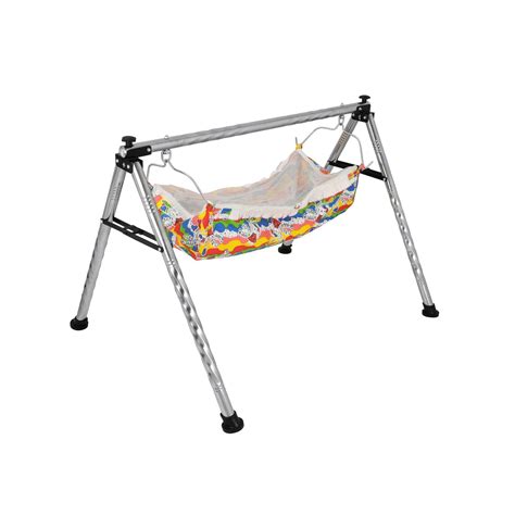 Foldable Modular Swing Cradle For Baby With Carry Bag With Cotton