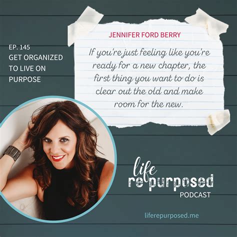 get organized to live on purpose jennifer ford berry