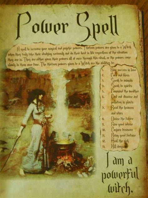 Power Magick Book Witchcraft Spell Books Wiccan Spell Book Magick Spells Witch Spell Curse