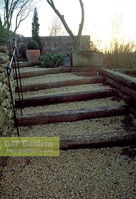 Whether you want to go for the crazy and colourful; GAP Gardens - A set of garden steps created using railway sleepers, gravel, dry stone wall and ...