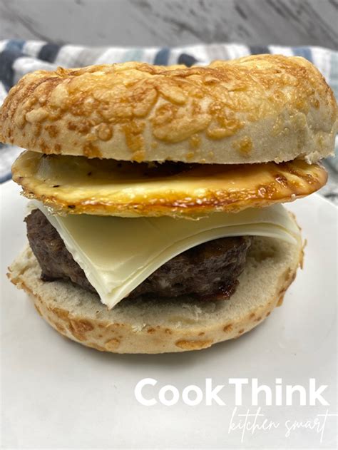 Ultimate Sausage Egg Cheese Bagel Cookthink
