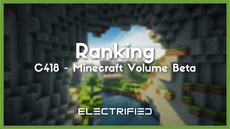 Ranking C418 Minecraft Volume Beta Feat Deleted Fstu Youtube