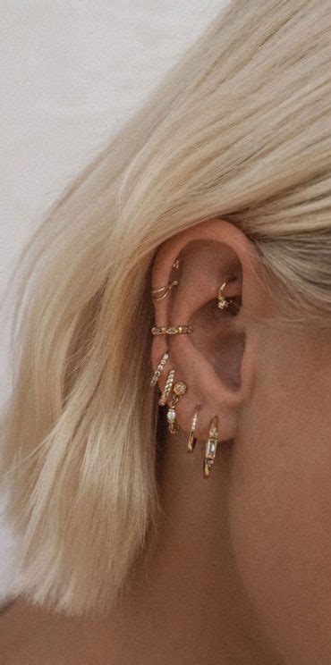 Hoop Stack Ear Cluff Best Curated Ear Piercing Trend 2021 1 Fab