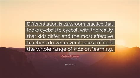 36 Carol Ann Tomlinson Differentiated Instruction Quotes Motivational