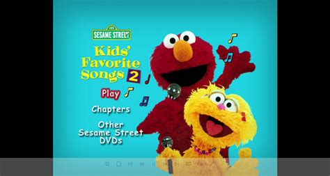 Sesame Street Kids Favorite Songs 2 Dvd Menu Walkthrough Video