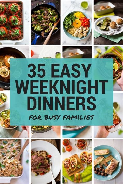 Easy Weeknight Dinners For Busy Families A Sweet Pea Chef