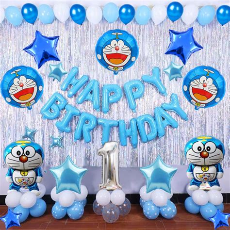 Doraemon Theme Birthday Decoration Set Dreampartypk