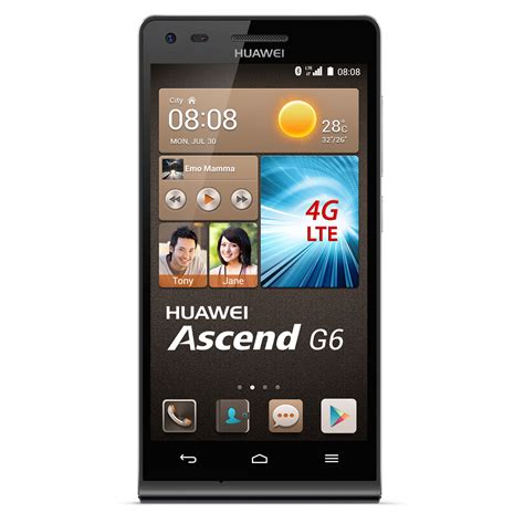 Huawei Ascend G6 Noir Mobile And Smartphone Huawei Sur