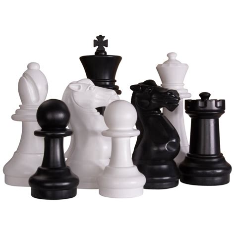 Megachess 16 Inch Giant Plastic Chess Pieces And Reviews Wayfair