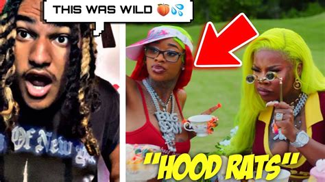 they sum freaks 🥵sexyy red and sukihana hood rats official video reaction youtube