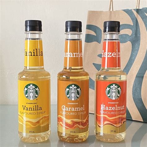 Starbucks Flavored Syrup Vanilla Caramel Hazelnut Ml Lazada Ph