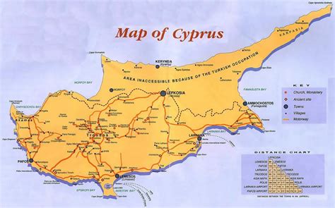 Detailed Guide Map Of Cyprus Cyprus Asia Mapsland Maps Of The World