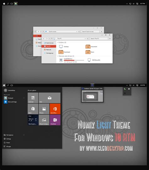 Numix Light Theme For Windows 10 Rtm By Cleodesktop On Deviantart