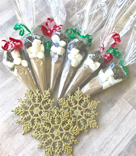 20 Hot Chocolate Cones Christmas Party Favors Unique Holiday Etsy
