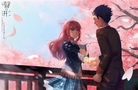 Anime, koe no katachi, tree, architecture, plant, built structure. Koe No Katachi Wallpapers, Pictures, Images
